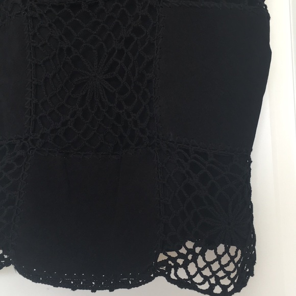 🌺 New Sleeveless Turtleneck Sweater Suede - Picture 3 of 8